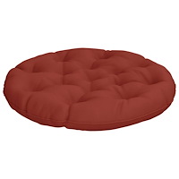 vidaXL Hängstolskudde VIANEN 100% Polyester Röd Ø 80 x 12 cm