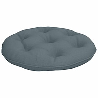 vidaXL Hängstolskudde VIANEN 100% Polyester Blå Ø 60 x 10 cm
