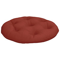 vidaXL Hängstolskudde VIANEN 100% Polyester Röd Ø 60 x 10 cm