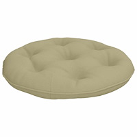 vidaXL Hängstolskudde VIANEN 100% Polyester Ljusgrön Ø 50 x 10 cm