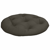 vidaXL Hängstolskudde VIANEN 100% Polyester Antracit Ø 45 x 10 cm