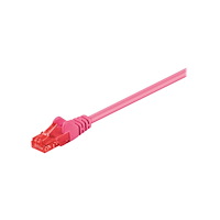Goobay goobay nätverkskabel - 25 cm - magenta