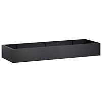 vidaXL Stödvägg 8 st 300 x 100 x 30 cm Stål Svart