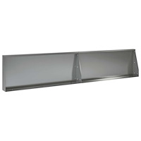 vidaXL Stödvägg 2 st 100 x 12 x 40 cm Galvaniserat stål Silver