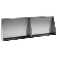 vidaXL Stödvägg 2 st 60 x 12 x 30 cm Galvaniserat stål Silver