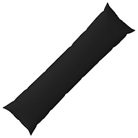 vidaXL Kuddöverdrag HEERLEN Svart 40 x 145 cm