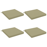 vidaXL 4-delade Sittdynor SOEST 4 st 100% Polyester Ljusgrön