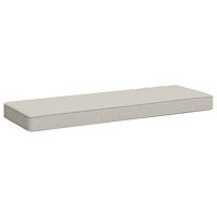 vidaXL 1-delad Bänk Kudde VUGHT 100% Polyester Vit 80 x 40 x 5 cm