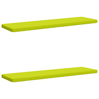vidaXL 2-delade Bänk Kuddar VUGHT 2 st 100% Polyester Klart grön.