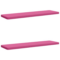 vidaXL 2-delade Bänk Kuddar VUGHT 2 st 100% Polyester Rosa
