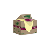 3M Post-it® Super Sticky 100 % Recycled, 12 blokke, kanariegule...