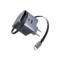 Ugreen Ugreen Nexode Pro series X615 strömadapter - GaN - 2 x USB-C, USB - 65 Watt