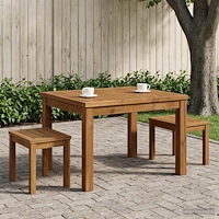 vidaXL Kaffeebord Naturlig 50 x 60,5 x 36 cm Massivt Akaciaträ