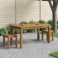 vidaXL Kaffeebord Naturlig 50 x 100,5 x 45 cm Massivt Akaciaträ
