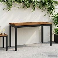 vidaXL Trädgårdsbänk 80,5 x 35 x 45 cm Massivt Akaciaträ Rektangulär