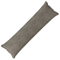 vidaXL Kudde med kudde HOUTEN Ljusgrå 40 x 145 cm Sammet