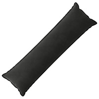 vidaXL Kudde med kudde HOUTEN Svart 40 x 145 cm Sammet