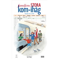 Bokförlaget Semic Familjens STORA kom-ihåg-kalender 2027 (bok, spiral)