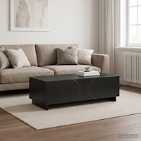 vidaXL Kaffeebord Svart 102 x 50,5 x 35 cm Konstruerat trä