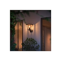Philips Philips Hue White Inara - vägglampa - LED-glödlampa med filament - E27 - 7 W - varmt vitt ljus - svart