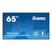 Iiyama iiyama ProLite LH6560UHS-B2AG 65" Klass (64.5" visbar) LED-bakgrundsbelyst LCD-skärm - 4K - för digital skyltning