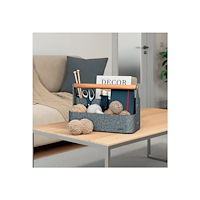 LEITZ Leitz bordsorganiserare - 38 x 19 x 25.5 cm - thermofelt - mörkgrå