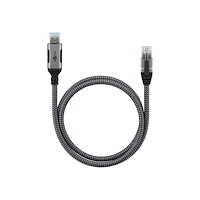Goobay goobay nätverkskabel - 7.5 m - svart, silver