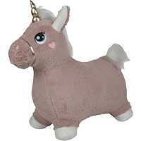 KREA KREA Hop&Bounce Plysch Enhörning, Rosa
