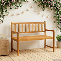 vidaXL Trädgårdsbänk 2-Antal sittplatser 110 x 55 x 90 cm