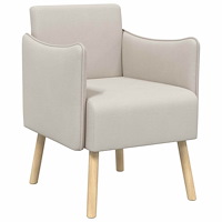 vidaXL Accentstol Havre Kornig Sammet