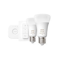 Philips Philips Hue White and Color Ambiance Starter Kit - trådlös belysningsuppsättning - LED-glödlampa x 2 - form: A60 - E27 -...