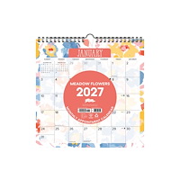 Willow Creek Press Meadow Flowers 2027 12" x 12" Spiral Wall Calendar (bok, spiral, eng)