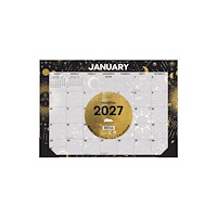 Willow Creek Press Celestial 2027 17" x 12" Monthly Deskpad (häftad, eng)