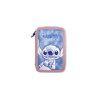 PEERS HARDY STITCH FILLED DOUBLE PENCIL CASE