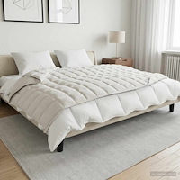vidaXL Viktad Filt Vit 122 x 183 cm 9 kg 100% Bomull 205T