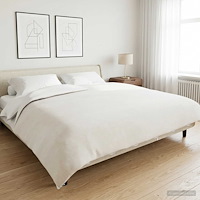 vidaXL Viktad Filt Vit 200 x 220 cm 9 kg 100% Bomull 205T