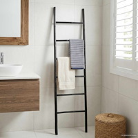 vidaXL Filt Stege Svart 50 x 190 cm Bambu