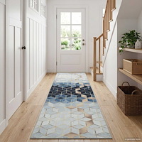 vidaXL Mattlöpare LESAKA Silver 80 x 300 cm Diamantvelour