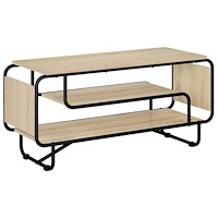 vidaXL TV-bänk 98 x 36 x 45 cm Sonoma-ek Konstruerat trä