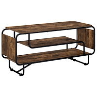 vidaXL TV-bänk 98 x 36 x 45 cm Rökt ek Konstruerat trä