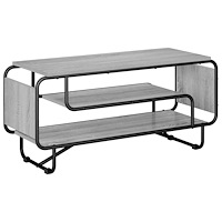vidaXL TV-bänk 98 x 36 x 45 cm Grå Sonoma Konstruerat trä