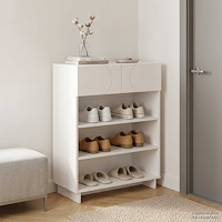 vidaXL Skoskåp 73 x 38 x 87,5 cm Konstruerat trä Vit