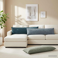 vidaXL Kuddöverdrag 2 st HOUTEN Grön 40 x 145 cm Chenilletyg
