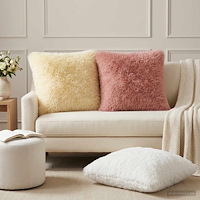vidaXL Kudde med kudde HEERLEN 2 st Vit PV Fleece
