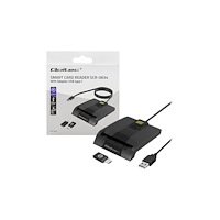 Qoltec Qoltec SCR-0634 - SMART-kortläsare - USB-C, USB 2.0