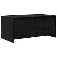 vidaXL Soffbord Svart ek 90 x 50 x 41,5 cm Konstruerat trä
