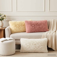 vidaXL Kudde med kudde HEERLEN 12 st Vit PV Fleece