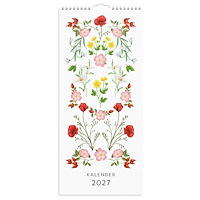 Burde Väggkalender Lilla Blomsterkal 2027