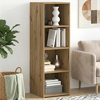 vidaXL Skåp Artisan-ek 40 x 41 x 124 cm Konstruerat trä