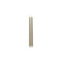 STAR TRADING Antikljus STAR T LED 39cm guld 2/fp